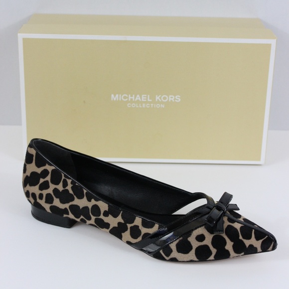 Michael Kors Collection Shoes - Michael Kors Collection Joey Fawn Cheetah Flats